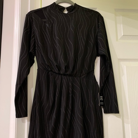 NWT Express Black Dress - Picture 1 of 10
